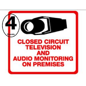 Surveillance Sign - window/door Image